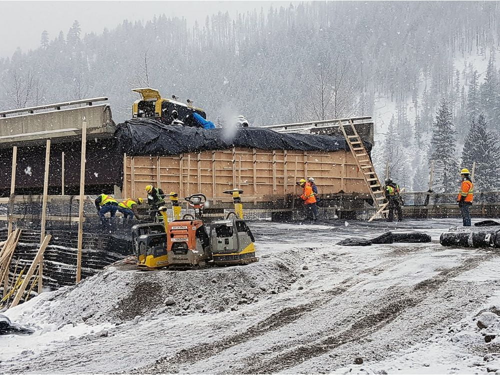 Coquihalla BC Flooding Repair Bottomtop Bridge 2021